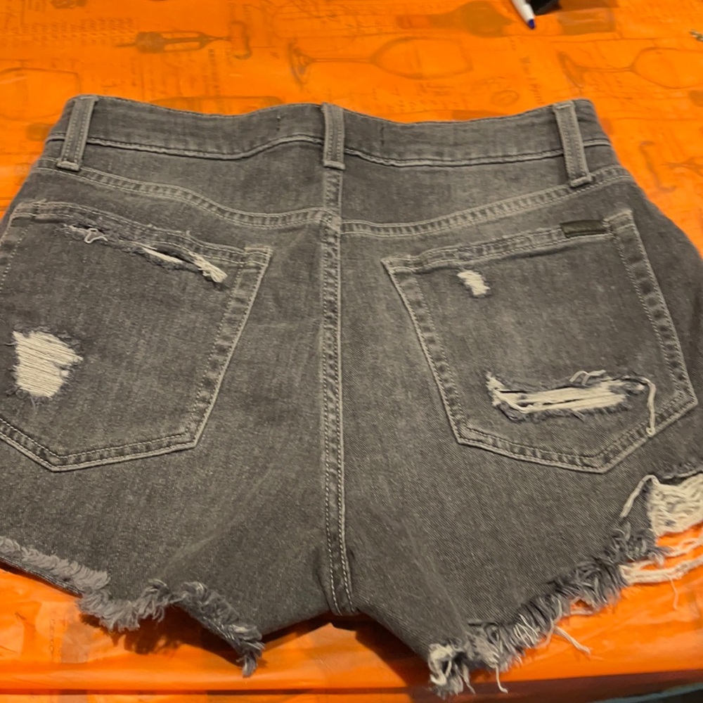 Joe’s Jean shorts fade gray distressed. Size 28 waist. Soft material.